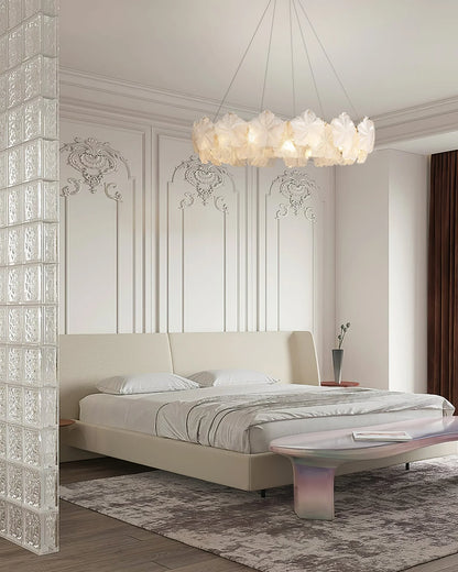 Valery Glass Petal Leaf Chandelier - Nuvé