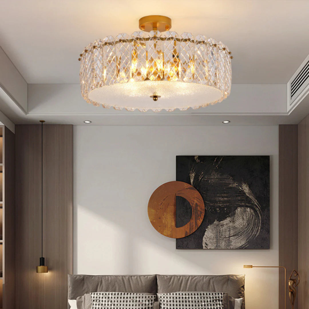 Velez Crystal Ceiling Lamp - Nuvé