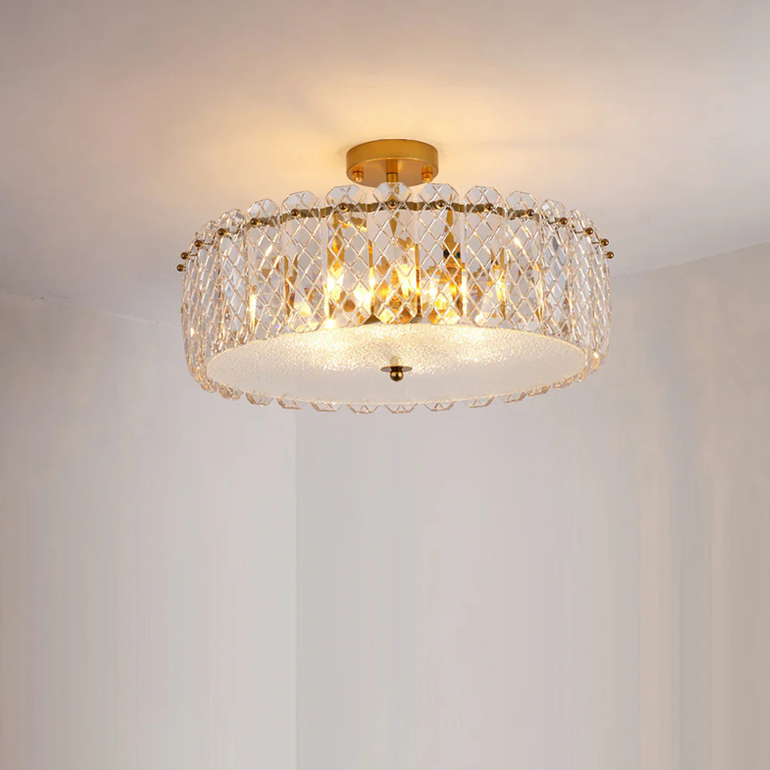 Velez Crystal Ceiling Lamp - Nuvé