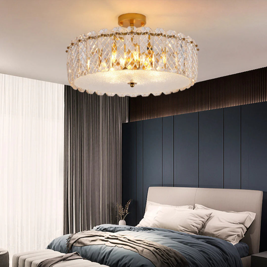 Velez Crystal Ceiling Lamp - Nuvé