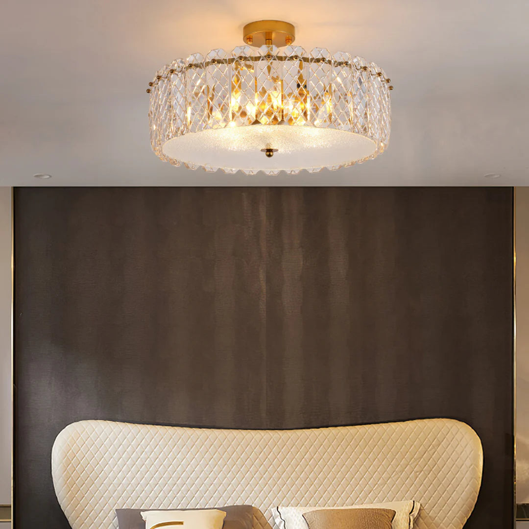 Velez Crystal Ceiling Lamp - Nuvé