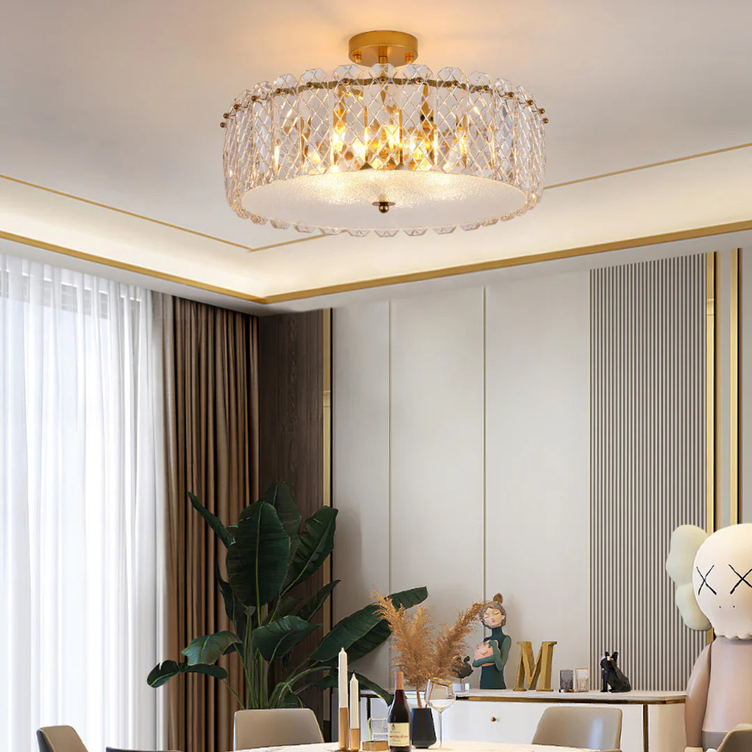 Velez Crystal Ceiling Lamp - Nuvé