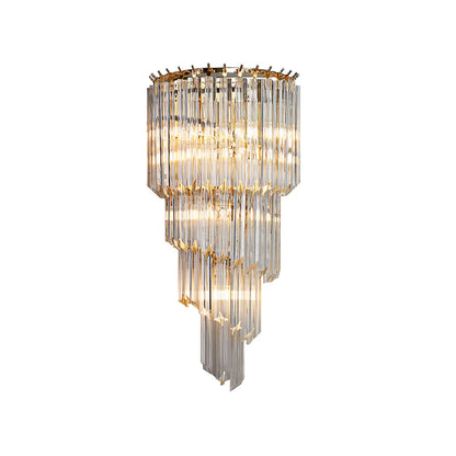 Tapered Alana Crystal Wall Lamp - Nuvé