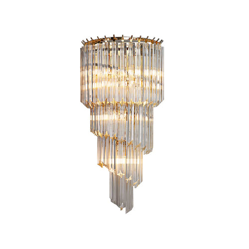 Tapered Alana Crystal Wall Lamp - Nuvé