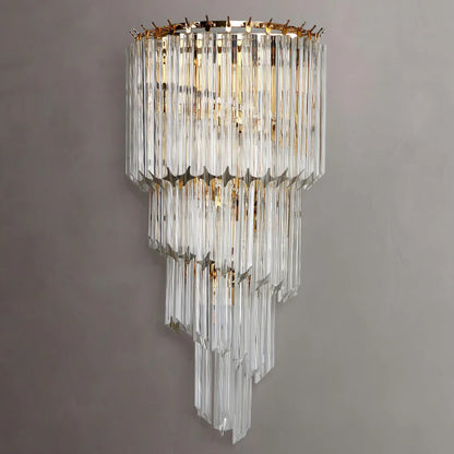 Tapered Alana Crystal Wall Lamp - Nuvé