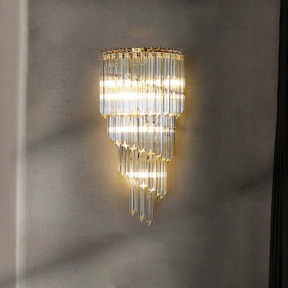 Tapered Alana Crystal Wall Lamp - Nuvé