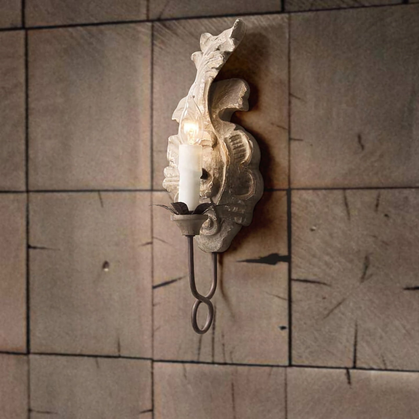 Verdure Wood Vintage Wall Lamp - Nuvé