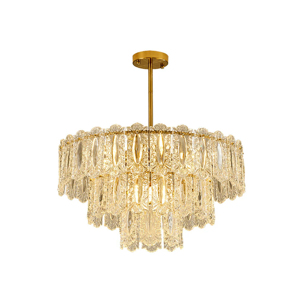 Vienna Glass Petals Chandelier - Nuvé