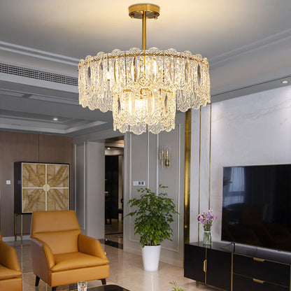 Vienna Glass Petals Chandelier - Nuvé