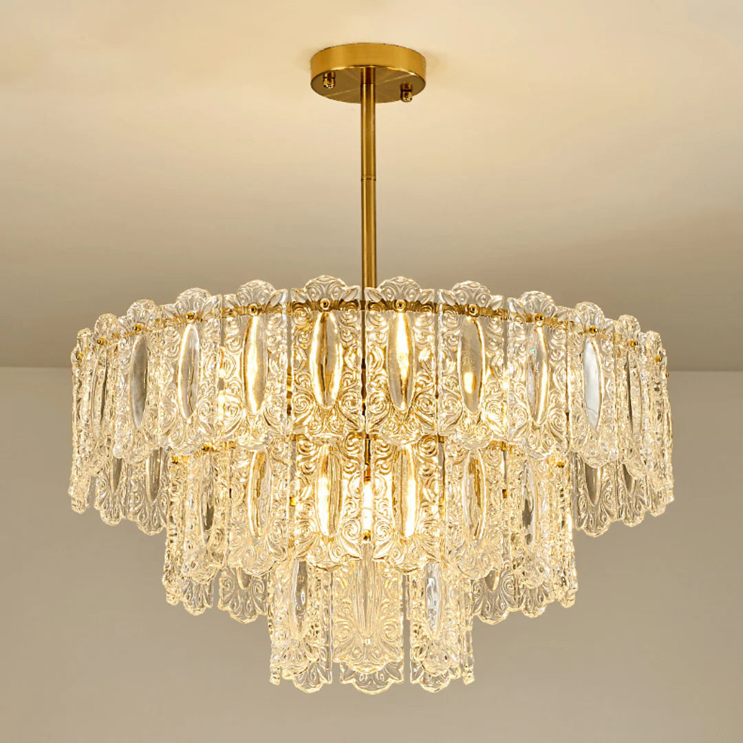 Vienna Glass Petals Chandelier - Nuvé