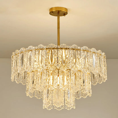 Vienna Glass Petals Chandelier - Nuvé