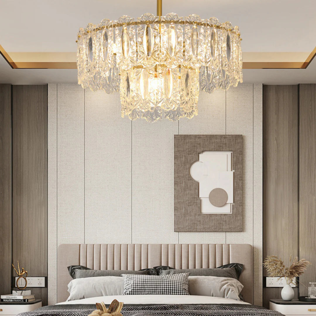 Vienna Glass Petals Chandelier - Nuvé