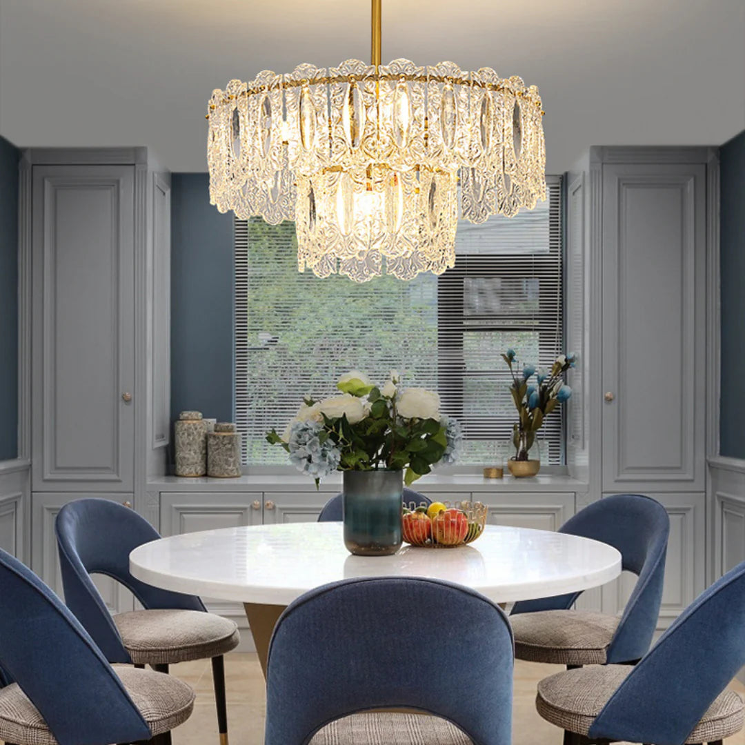 Vienna Glass Petals Chandelier - Nuvé