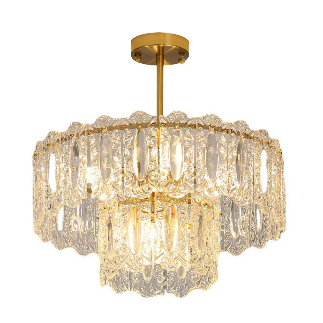 Vienna Glass Petals Chandelier - Nuvé