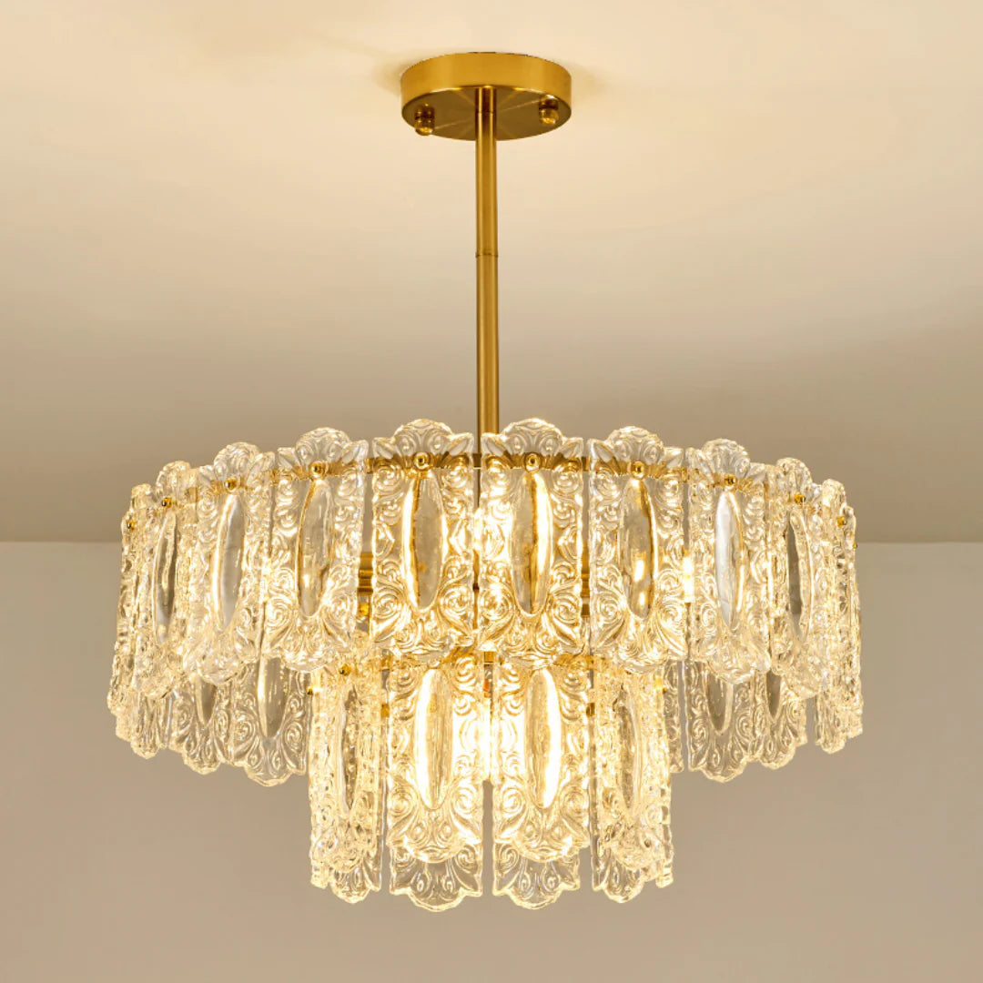 Vienna Glass Petals Chandelier - Nuvé