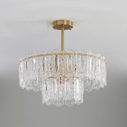 Vienna Glass Petals Chandelier - Nuvé