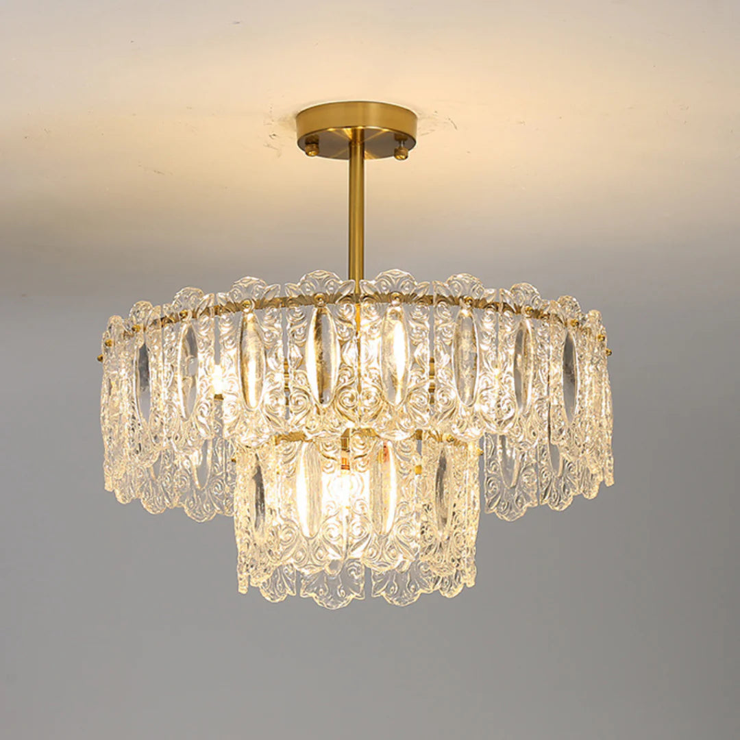 Vienna Glass Petals Chandelier - Nuvé