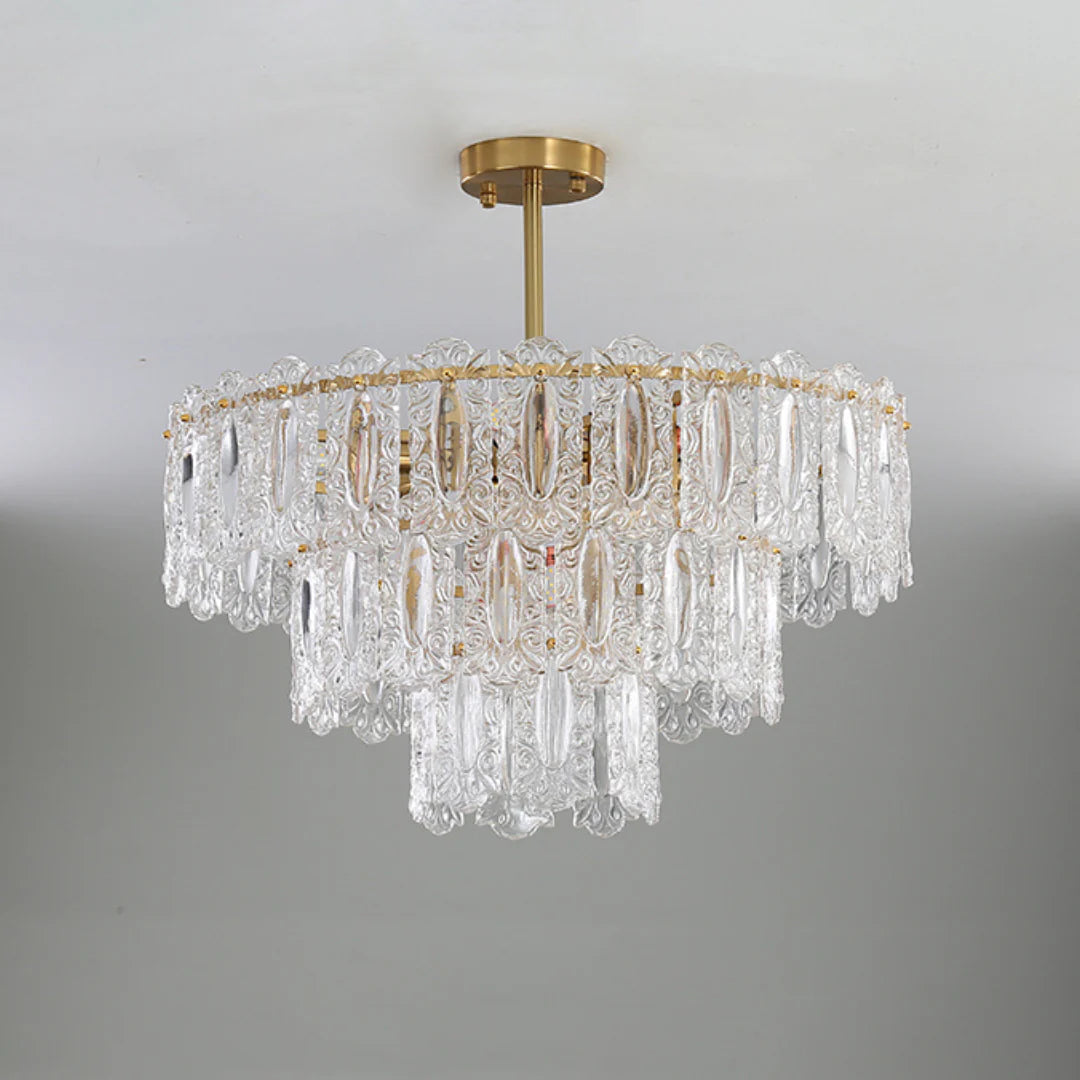 Vienna Glass Petals Chandelier - Nuvé