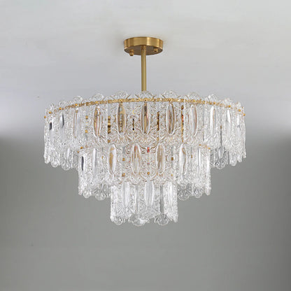 Vienna Glass Petals Chandelier - Nuvé