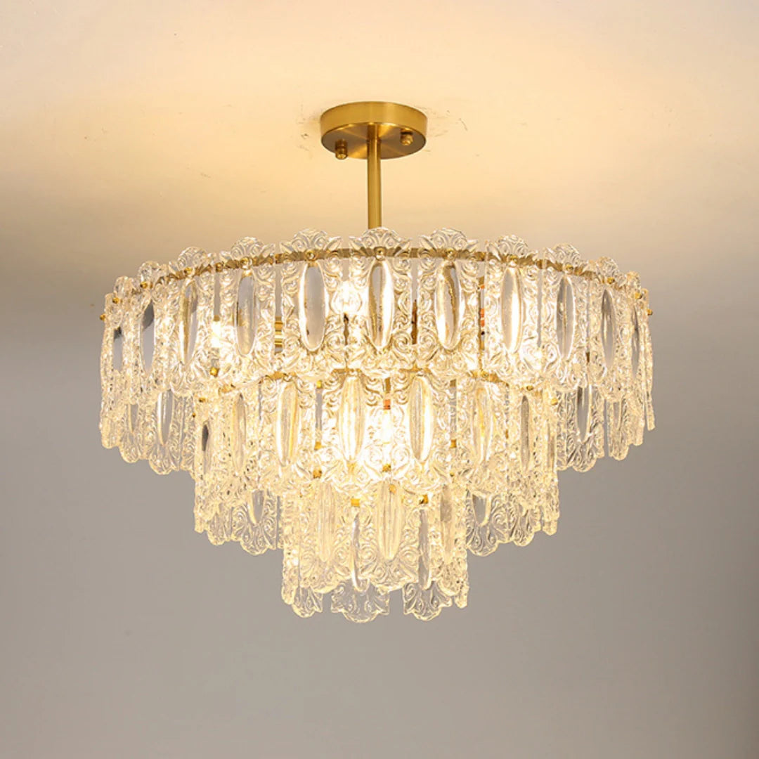 Vienna Glass Petals Chandelier - Nuvé