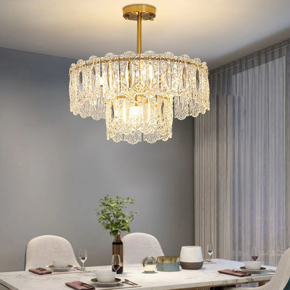 Vienna Glass Petals Chandelier - Nuvé