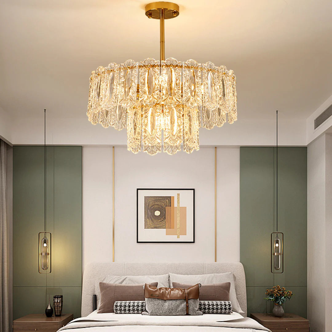 Vienna Glass Petals Chandelier - Nuvé