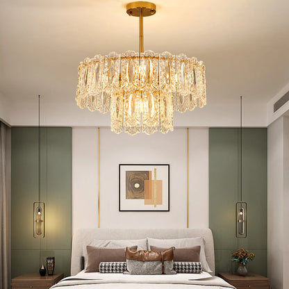 Vienna Glass Petals Chandelier - Nuvé