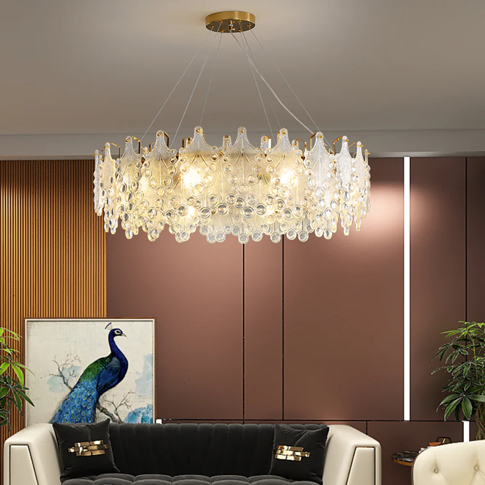 Vilary Glass Chandelier - Nuvé