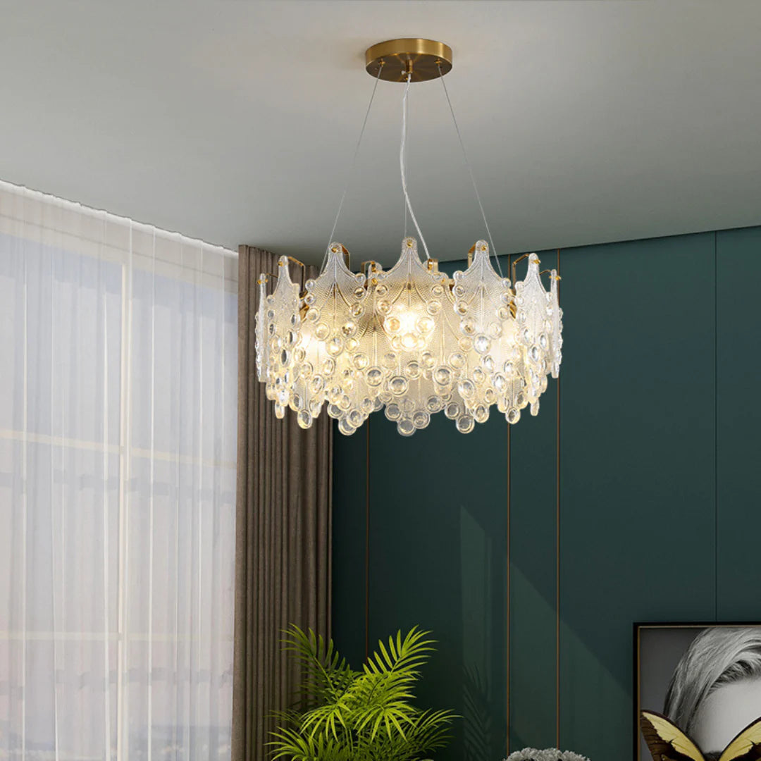Vilary Glass Chandelier - Nuvé