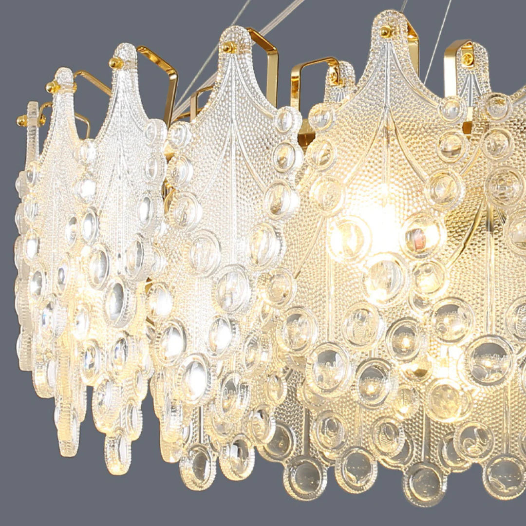 Vilary Glass Chandelier - Nuvé