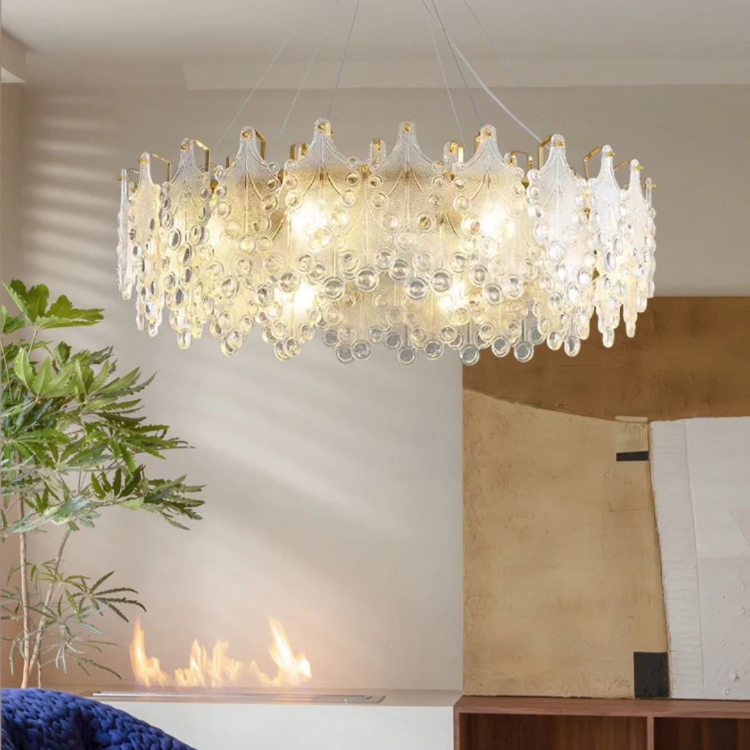 Vilary Glass Chandelier - Nuvé