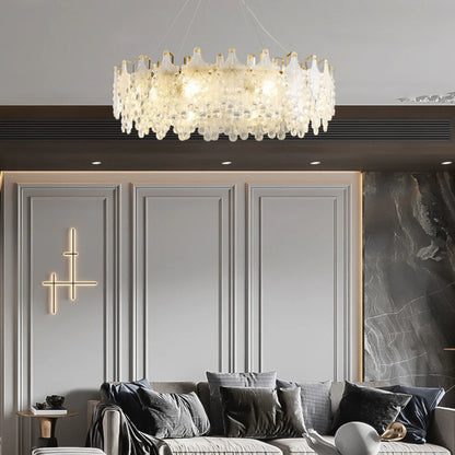 Vilary Glass Chandelier - Nuvé