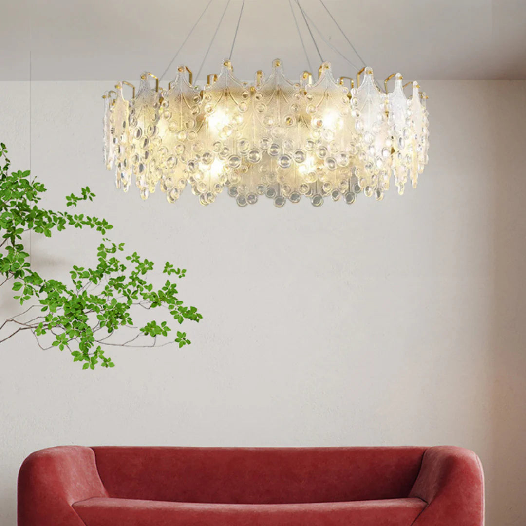 Vilary Glass Chandelier - Nuvé