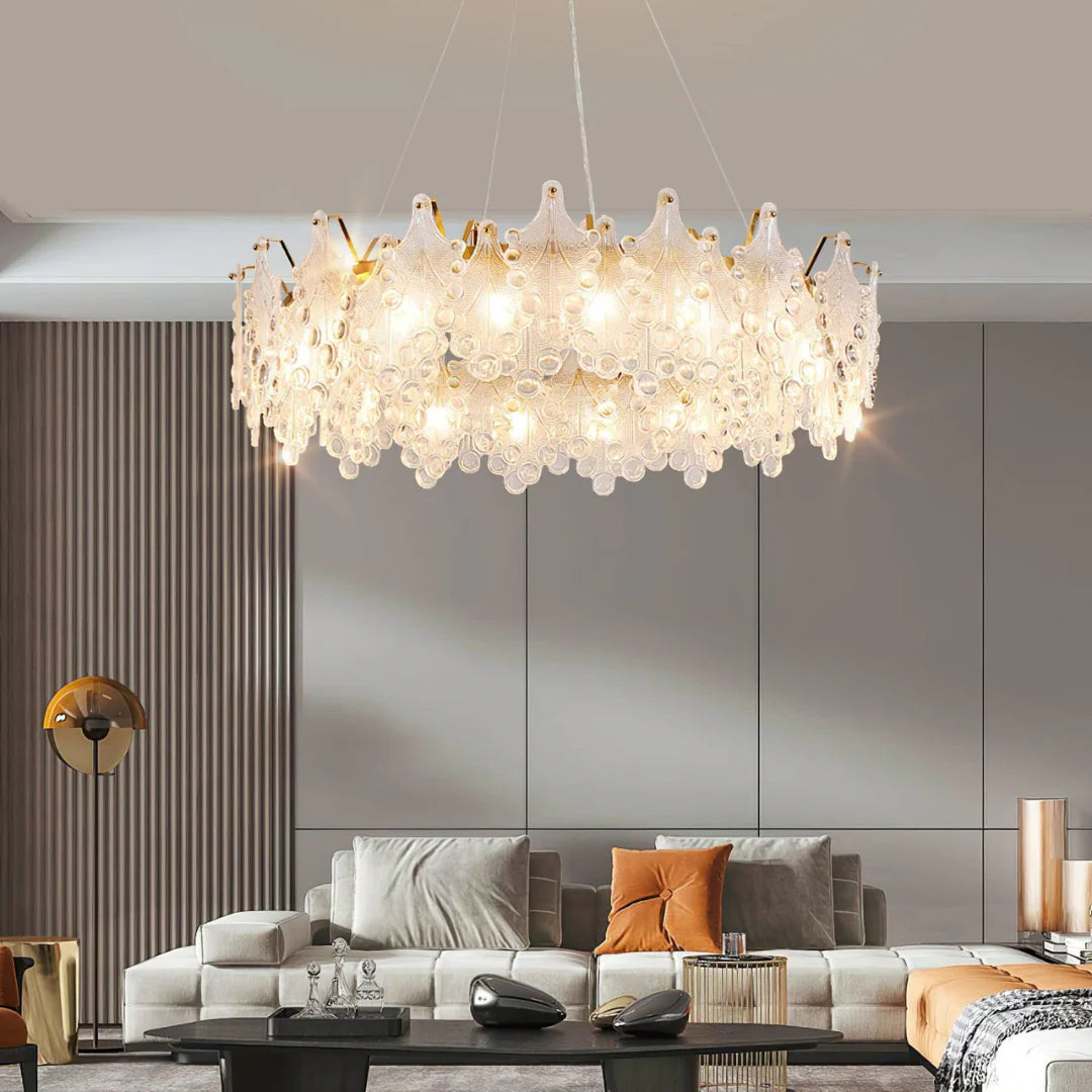Vilary Glass Chandelier - Nuvé
