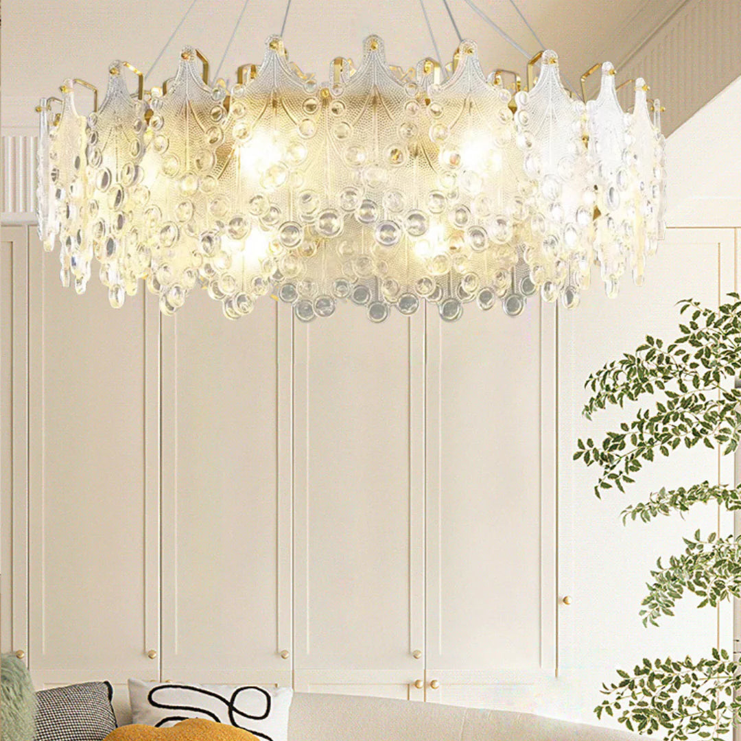 Vilary Glass Chandelier - Nuvé