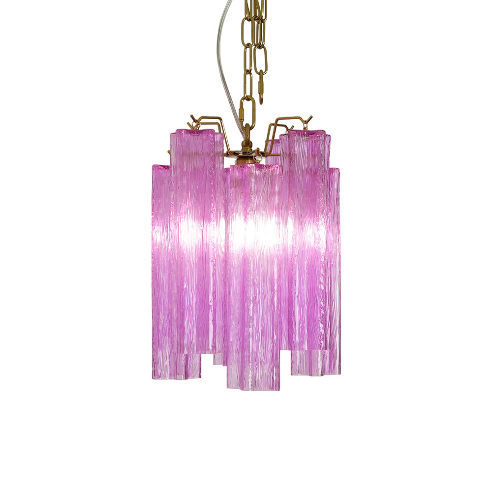 Vintage Amethyst Murano Glass Chandelier - Nuvé