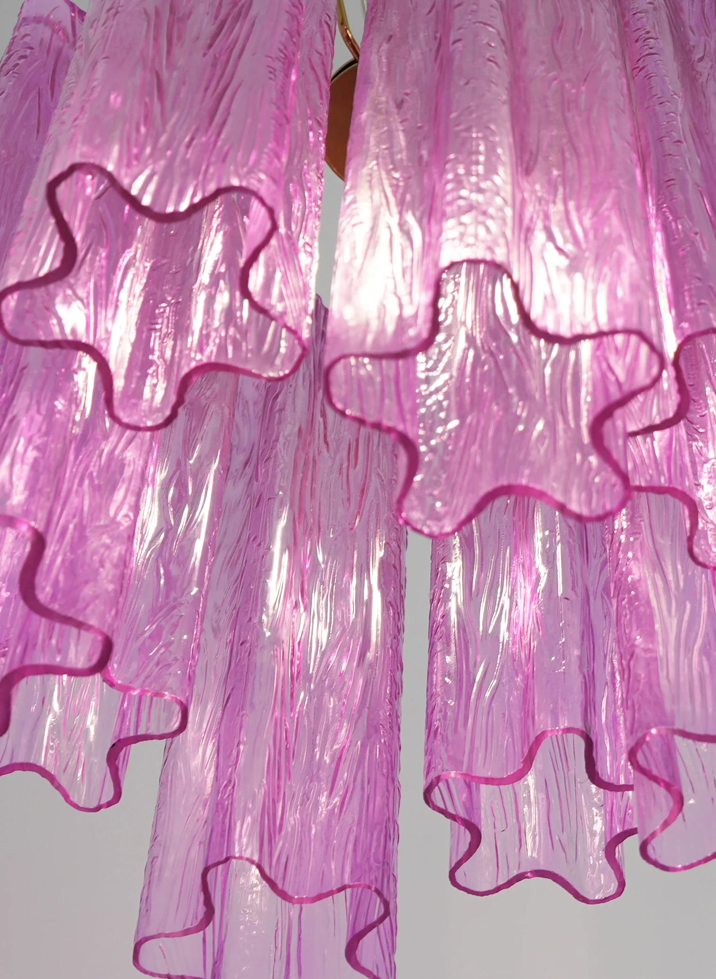 Vintage Amethyst Murano Glass Chandelier - Nuvé