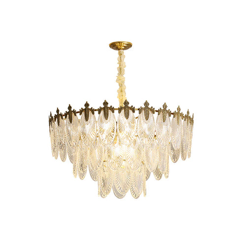 Vintage Crystal Leaf Chandelier - Nuvé