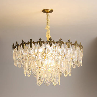 Vintage Crystal Leaf Chandelier - Nuvé