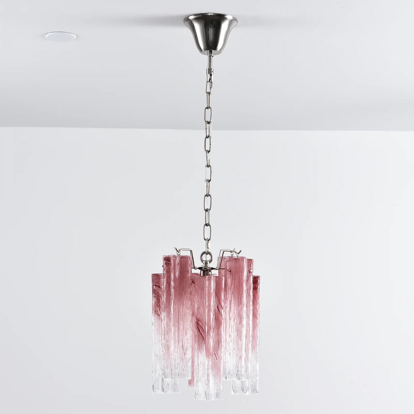 Vintage Gradient Red Murano Chandelier - Nuvé