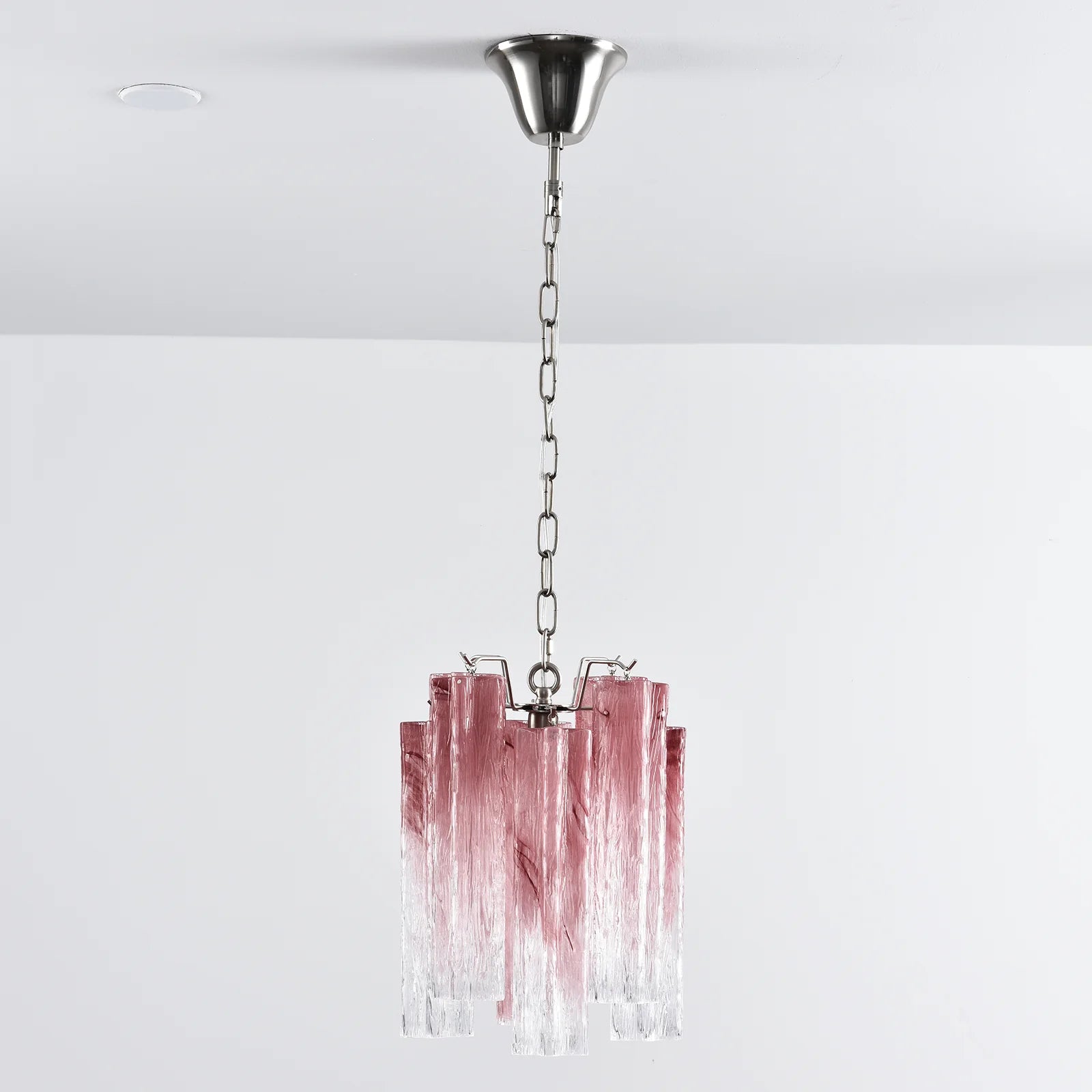 Vintage Gradient Red Murano Chandelier - Nuvé