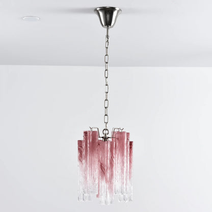 Vintage Gradient Red Murano Chandelier - Nuvé