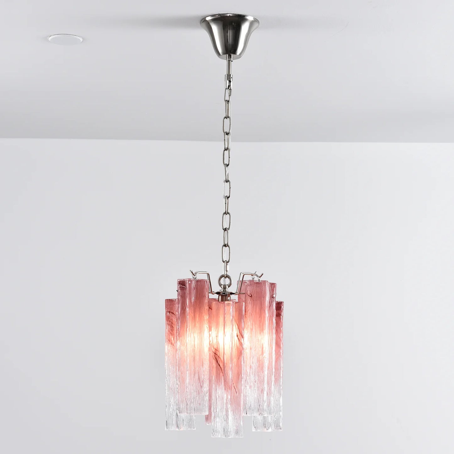 Vintage Gradient Red Murano Chandelier - Nuvé