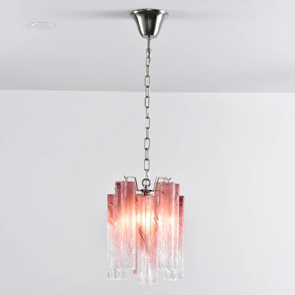 Vintage Gradient Red Murano Chandelier - Nuvé