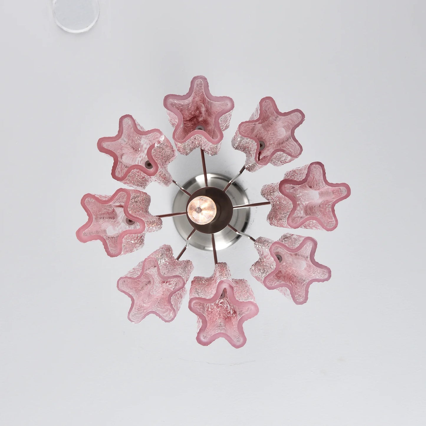 Vintage Gradient Red Murano Chandelier - Nuvé