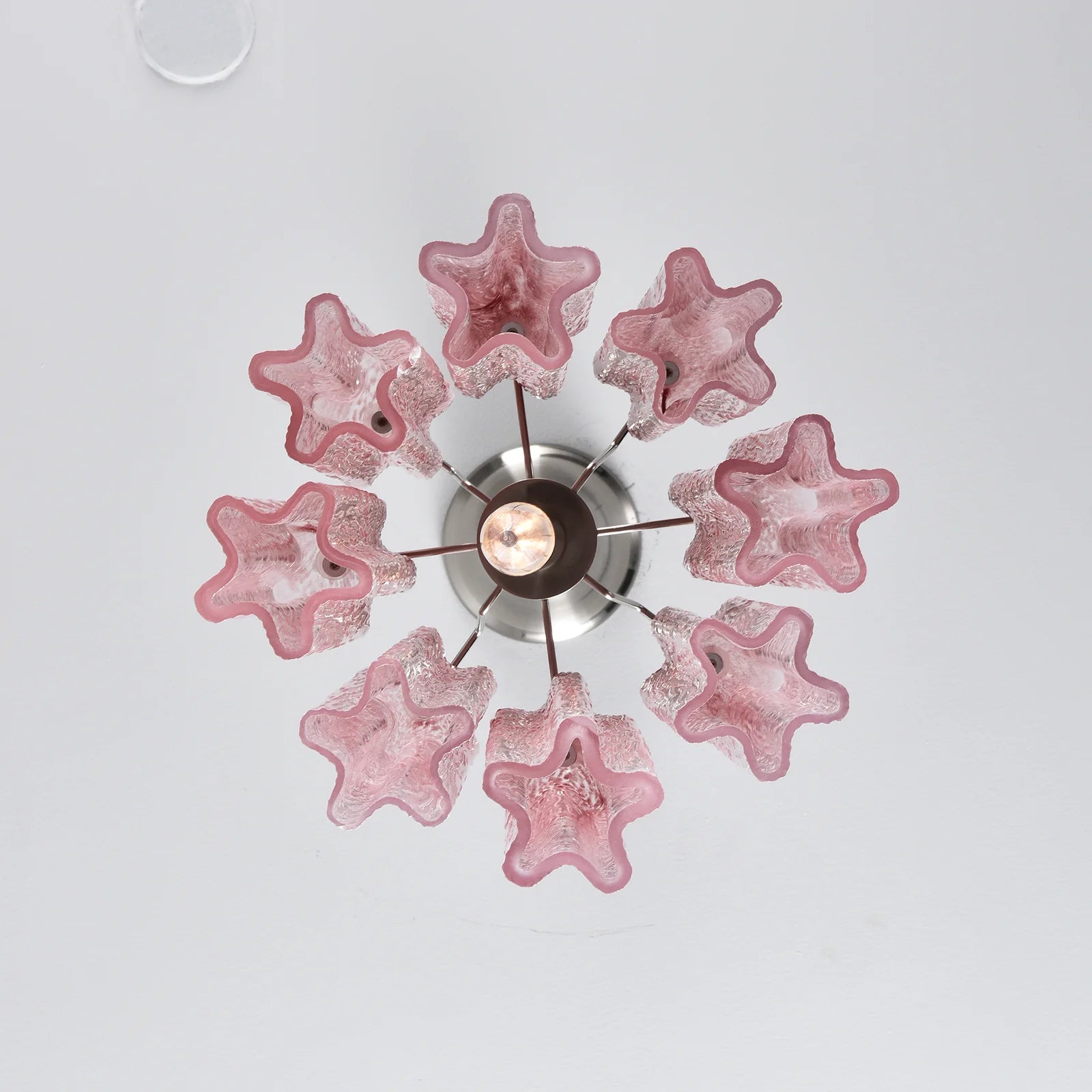 Vintage Gradient Red Murano Chandelier - Nuvé