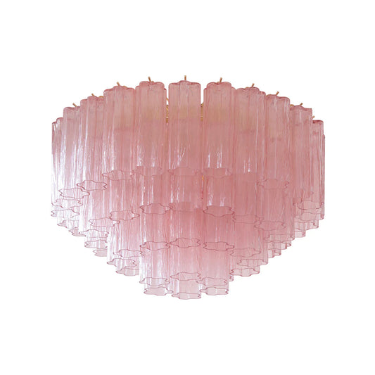 Vintage Murano Pink Glass Ceiling Light - Nuvé