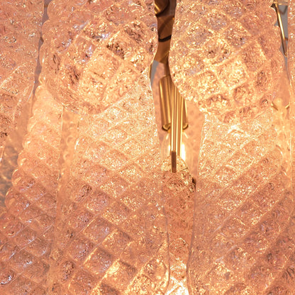 Petal Drop Murano Pink Glass Chandelier - Nuvé