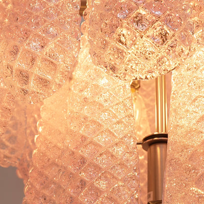 Petal Drop Murano Pink Glass Chandelier - Nuvé