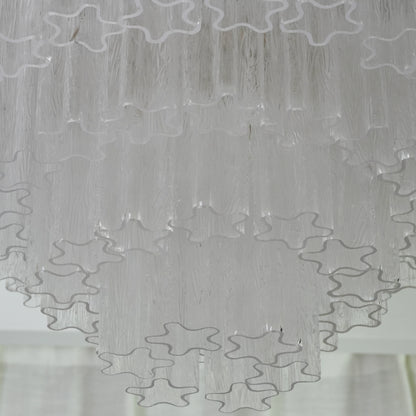 Vintage Murano Transparent Glass Ceiling Light - Nuvé